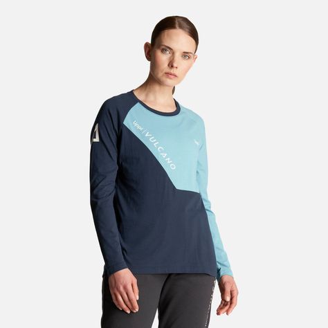 Polera Mujer Vulcano Cotton LS T-Shirt Negro Lippi-1