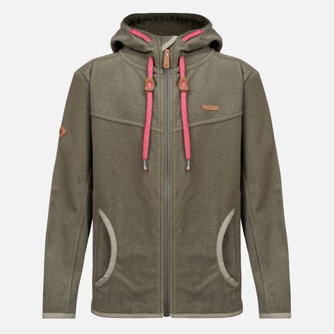 Poleron Niña Stripes Nano-F Full Zip Hoody Laurel Lippi-0