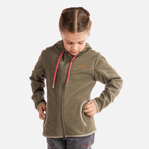Poleron Niña Stripes Nano-F Full Zip Hoody Laurel Lippi-2