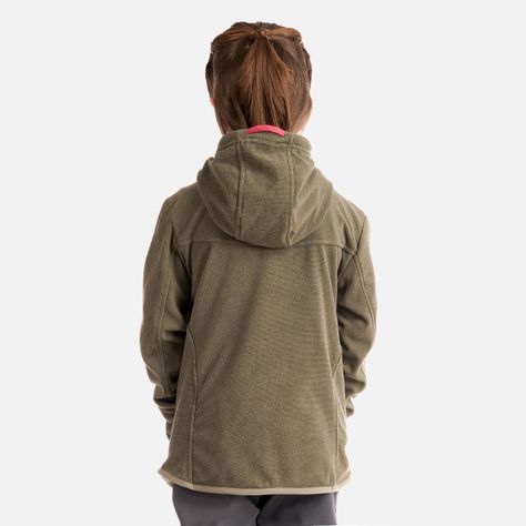 Poleron Niña Stripes Nano-F Full Zip Hoody Laurel Lippi-3