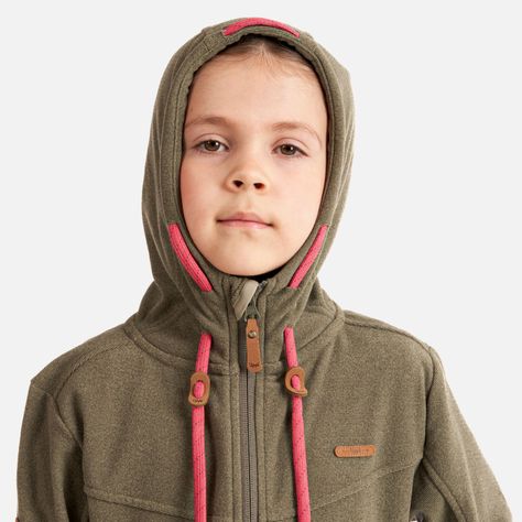 Poleron Niña Stripes Nano-F Full Zip Hoody Laurel Lippi-4