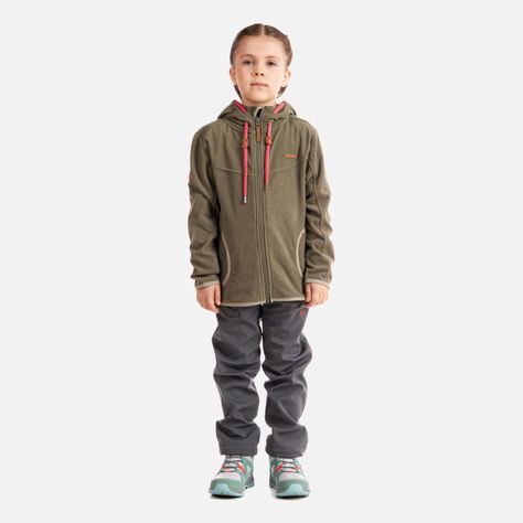 Poleron Niña Stripes Nano-F Full Zip Hoody Laurel Lippi-6