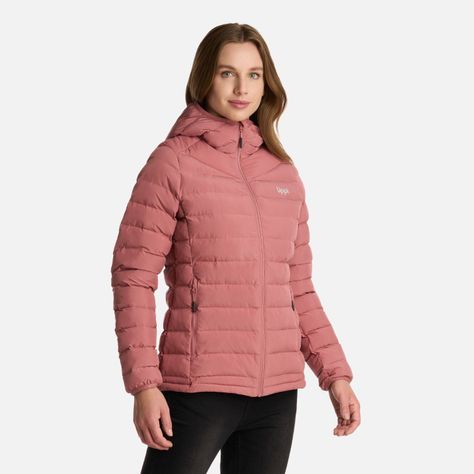 Chaqueta Mujer Snowmass SteamPro Hoody Rosa Oscuro Lippi I25-1