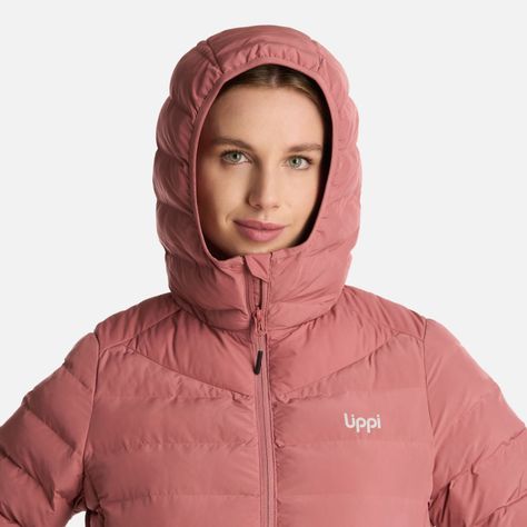 Chaqueta Mujer Snowmass SteamPro Hoody Rosa Oscuro Lippi I25-3