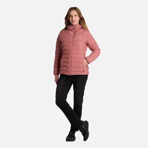 Chaqueta Mujer Snowmass SteamPro Hoody Rosa Oscuro Lippi I25-5