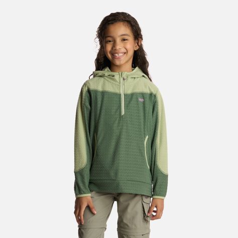 Polerón Niña Saltamontes Nano-F 1/4 Zip Hoody Jade Lippi V25-0