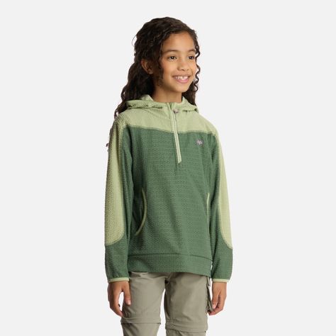 Polerón Niña Saltamontes Nano-F 1/4 Zip Hoody Jade Lippi V25-1