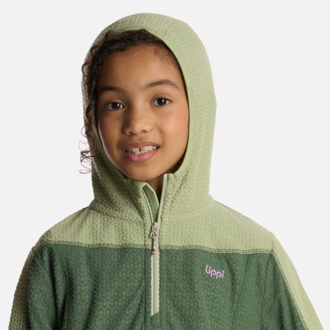 Polerón Niña Saltamontes Nano-F 1/4 Zip Hoody Jade Lippi V25-3