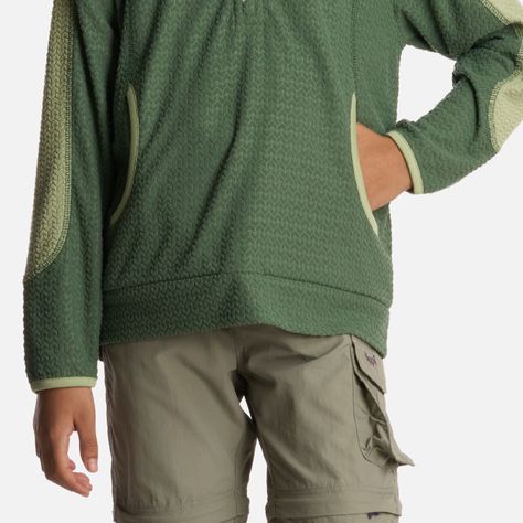 Polerón Niña Saltamontes Nano-F 1/4 Zip Hoody Jade Lippi V25-4