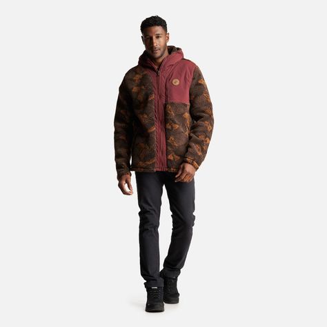 Chaqueta Hombre Porteador   Print Café Haka Honu-7