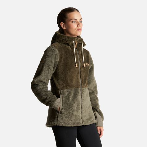 Chaqueta Mujer Bear Shaggy-Pro Hoody Jacket Verde Militar/Laurel Lippi-2