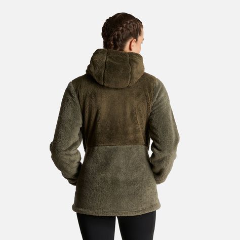 Chaqueta Mujer Bear Shaggy-Pro Hoody Jacket Verde Militar/Laurel Lippi-3
