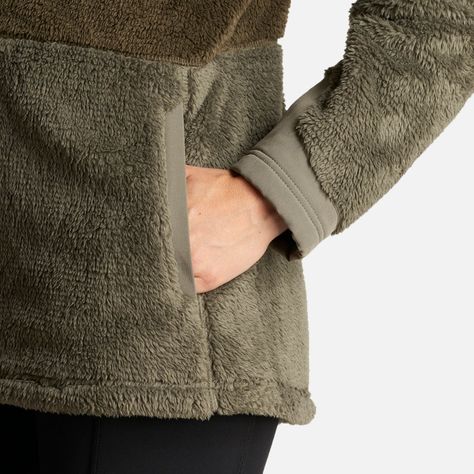 Chaqueta Mujer Bear Shaggy-Pro Hoody Jacket Verde Militar/Laurel Lippi-5