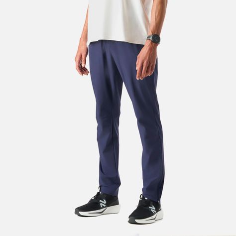 Pantalón Hombre Built To Move Pants Azul Marino Vulcano-1