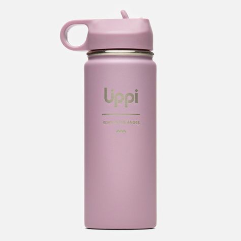 Botella Light Steel Sport Top Bottle 550ml Rosa Lippi-0