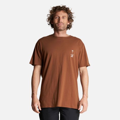 Polera Hombre Amanecer Café Haka Honu-1