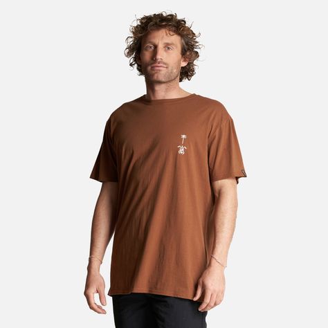 Polera Hombre Amanecer Café Haka Honu-2