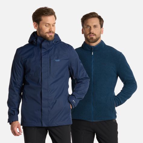 Chaqueta Hombre Tres Cruces Fusion-3 Azul Marino Lippi I25-0