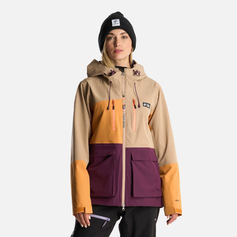 Chaqueta Mujer Viento Blanco Taupe Haka Honu-1