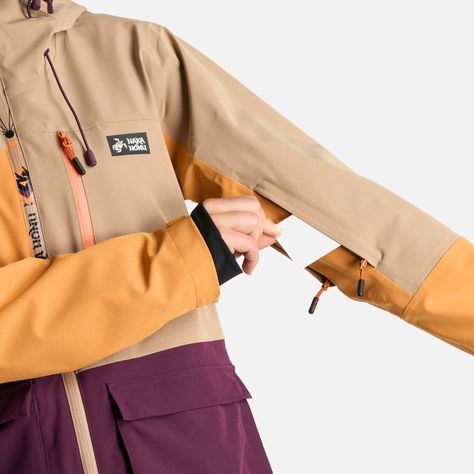Chaqueta Mujer Viento Blanco Taupe Haka Honu-7