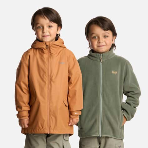 Chaqueta Niño Snowball Fusion-3 Hoody Camel Lippi I25-0