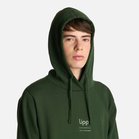 Polerón Teen Boy Ulmo Mid Point Hoody Sweatshirt Verde Lippi-3