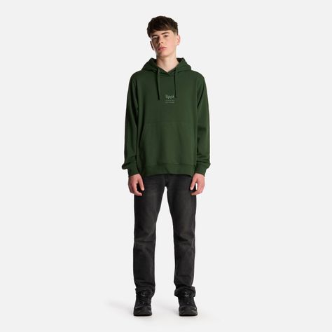 Polerón Teen Boy Ulmo Mid Point Hoody Sweatshirt Verde Lippi-5