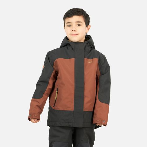 Chaqueta Niño Andes Snow B-Dry Hoody Jacket Ladrillo Lippi I23-1