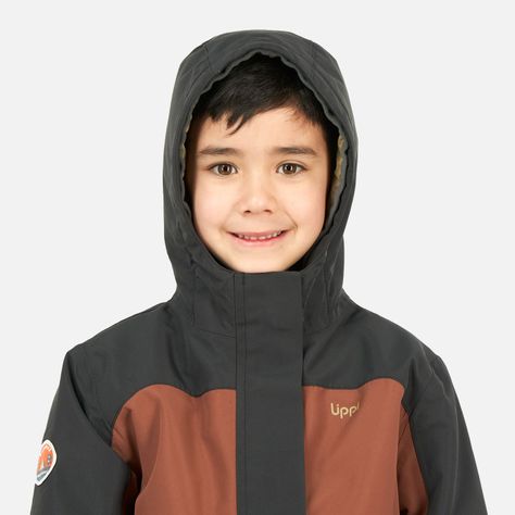 Chaqueta Niño Andes Snow B-Dry Hoody Jacket Ladrillo Lippi I23-3