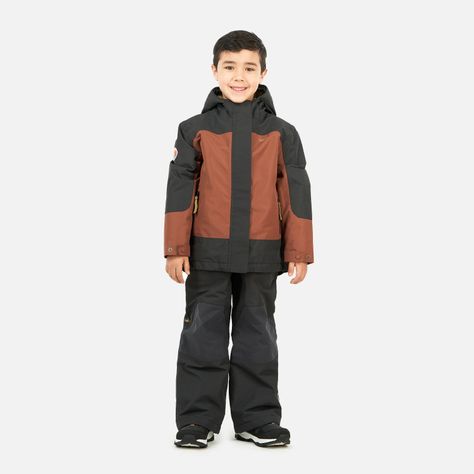 Chaqueta Niño Andes Snow B-Dry Hoody Jacket Ladrillo Lippi I23-5