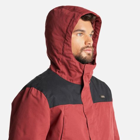 Chaqueta Hombre Peumo Canvas Hoody Jacket Vino Lippi-4
