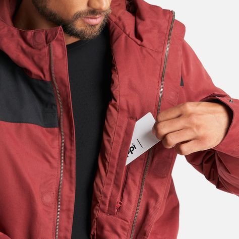 Chaqueta Hombre Peumo Canvas Hoody Jacket Vino Lippi-6