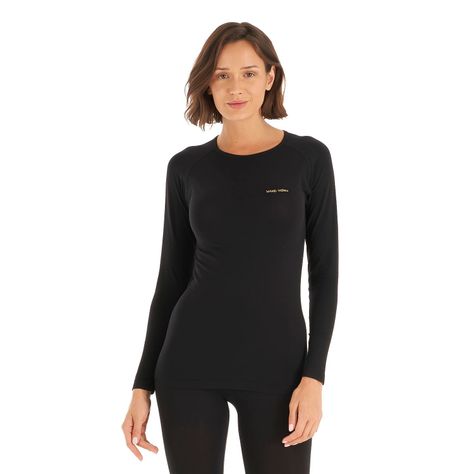 Primera Capa Mujer Puma Austral Top Negro Haka Honu V23-1