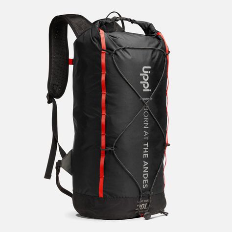 Mochila Unisex Light River Backpack 20L Negro Lippi V24-1