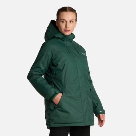 Chaqueta Mujer Gunther B-Dry Hoody Verde Botella Lippi I25-1