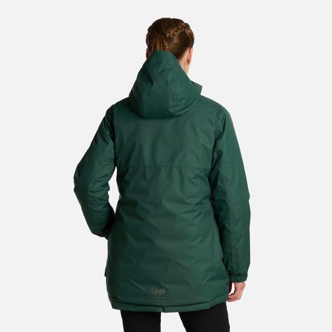 Chaqueta Mujer Gunther B-Dry Hoody Verde Botella Lippi I25-2