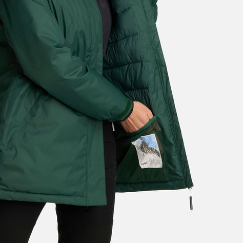 Chaqueta Mujer Gunther B-Dry Hoody Verde Botella Lippi I25-6