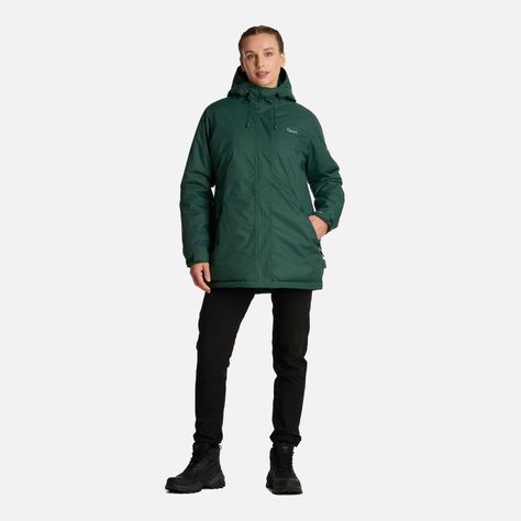 Chaqueta Mujer Gunther B-Dry Hoody Verde Botella Lippi I25-7