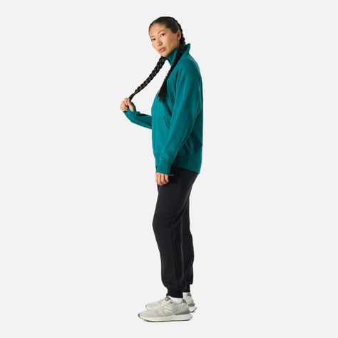 Polerón Mujer Cool Down Full Zip Sweatshirt Petroleo Vulcano-2