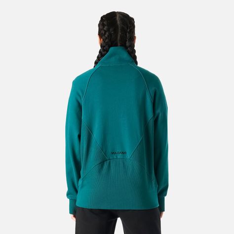 Polerón Mujer Cool Down Full Zip Sweatshirt Petroleo Vulcano-3