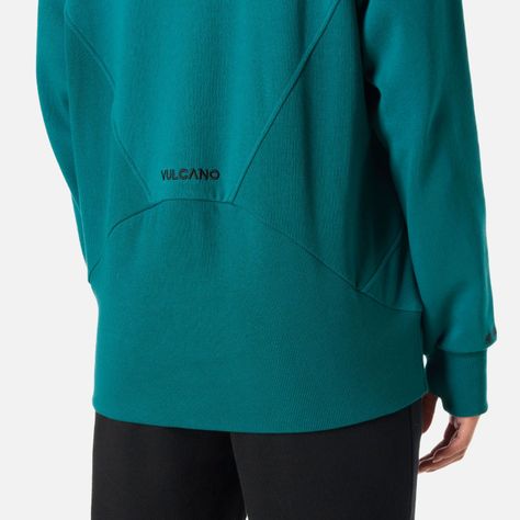 Polerón Mujer Cool Down Full Zip Sweatshirt Petroleo Vulcano-5
