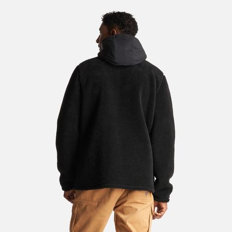 Poleron Hombre Porteador 1/4 Zip Negro Haka Honu-3