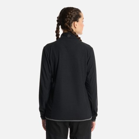 Polerón Teen Girl Mild Nano-F 14 Zip Negro Lippi I25-2