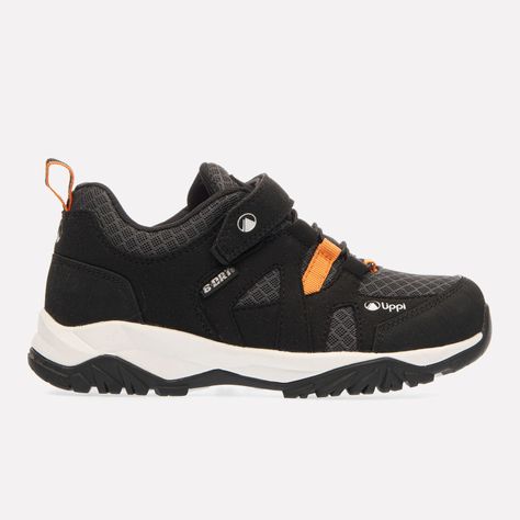 Zapato Niño Tellus Low Kids Negro / Naranjo Lippi V25-0