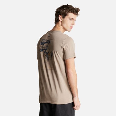 Polera Hombre Andes Rock Climbing T-Shirt Taupe Lippi-4