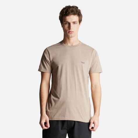 Polera Hombre Andes Rock Climbing T-Shirt Taupe Lippi-0