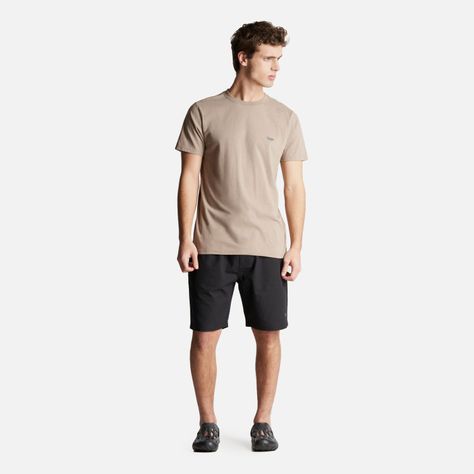 Polera Hombre Andes Rock Climbing T-Shirt Taupe Lippi-6
