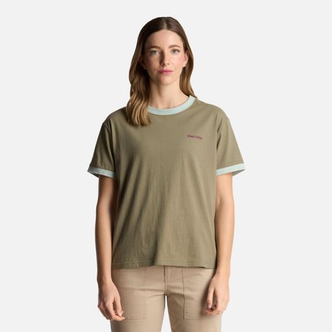 Polera Mujer Cosas Extrañas Verde Oliva Haka Honu-0