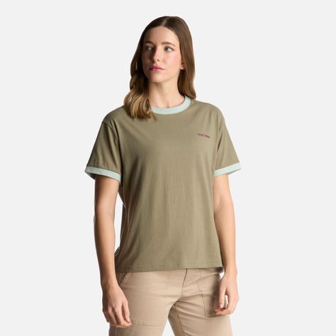 Polera Mujer Cosas Extrañas Verde Oliva Haka Honu-1