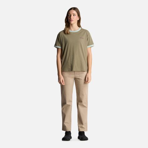 Polera Mujer Cosas Extrañas Verde Oliva Haka Honu-4
